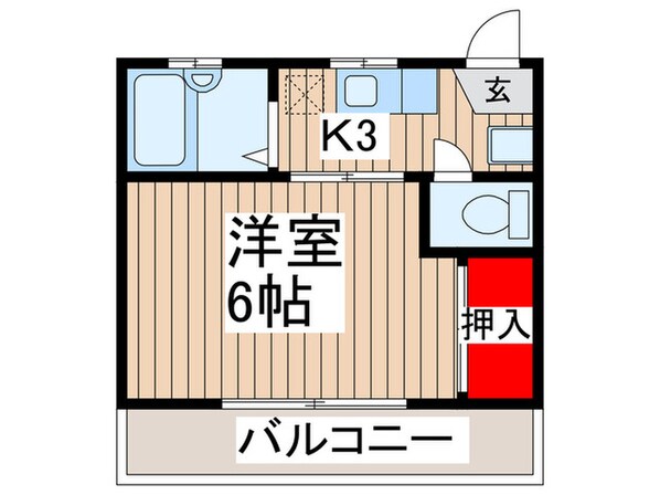 サンシャルム津田沼の物件間取画像